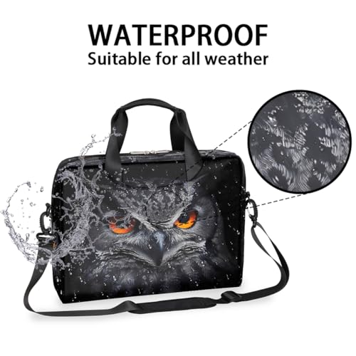 Laptop Bag Animal Owl Bird Laptop Case Sleeve Messenger miniatura 2