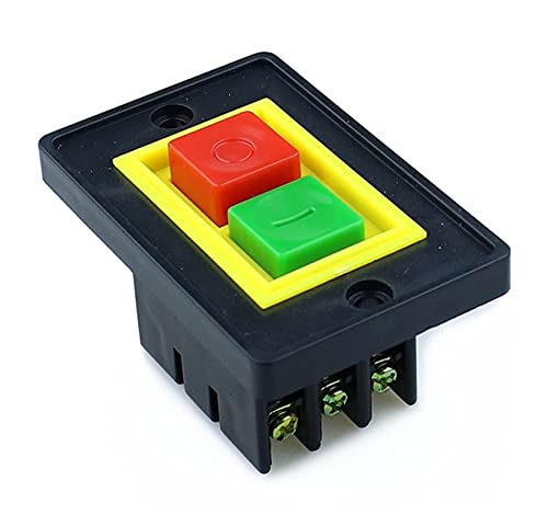 Interrupteur bouton poussoir AC 380V 2KW QCS1 avec 6 bornes à vis