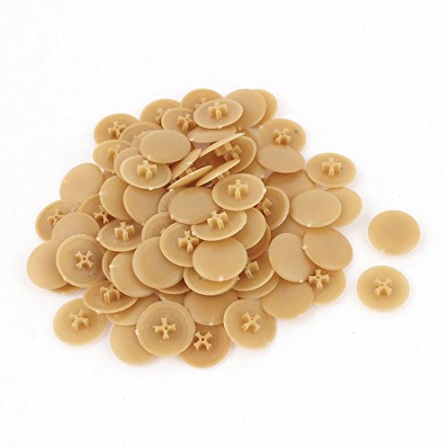 Cache vis marron clair 17 mm pour sublimer les meubles en bois du salon et de la cuisine