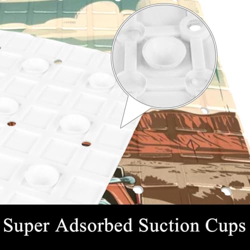Tapis de bain vintage extra long pour une décoration sûre - 4