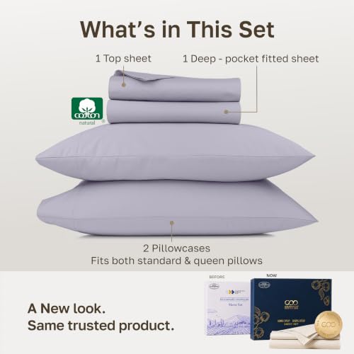 California Design Den Luxury 1000 Thread Count Queen Size Bedsheets Set by California Design Den - Used condition - Image 2
