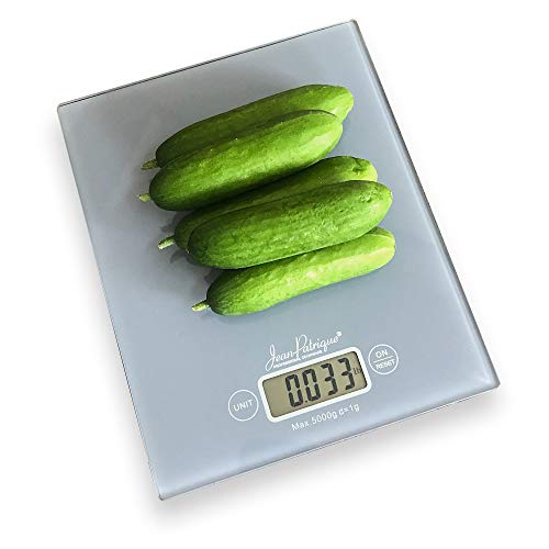 Digital Kitchen Scales | Highly Accurate Digital Kitchen Scales or Food Scales. Convert or Switch Between millilitres (ml), Grams (g), Ounces (oz) or pounds (lbs) | from Jean-Patrique