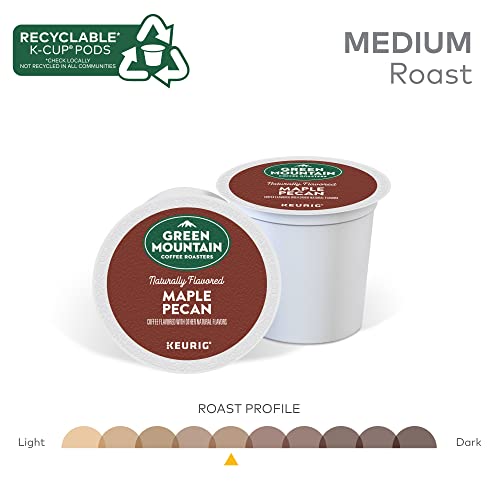 Image of Green Mountain Coffee Roasters Maple Pecan, Single-Serve Keurig K-Cup Pods, Flavored Light Roast Coffee, 72 Count