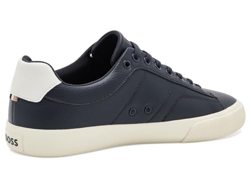Image of BOSS Men's Aiden Logo Block Leather Low Top Sneakers