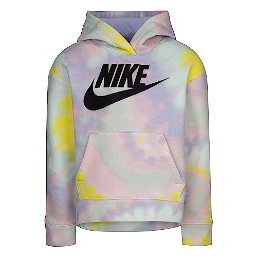 Nike Girl's Club Fleece Tie-Dye Hoodie (Little Kids)