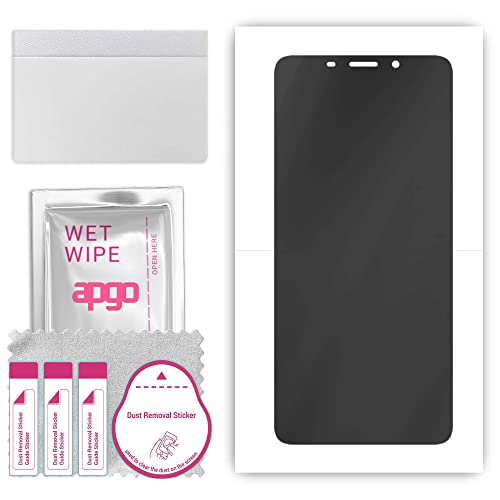 apgo Protector de pantalla de privacidad Hydrogel para Meizu M6s, anti espía, película de hidrogel, con capa de posicionamiento de fácil instalación.