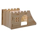 Maison de hamster en bois - la maison de hamster est un pour hamster pour animaux de compagnie très amusant et polyvalent, vous pouvez également l'acheter pour votre animal de compagnie, maisons de lapin