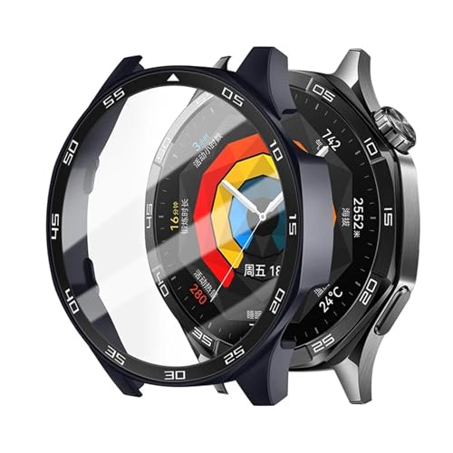 Coque complète Huawei GT4 46mm pour éviter les rayures d'écran bleu nuit CZKE