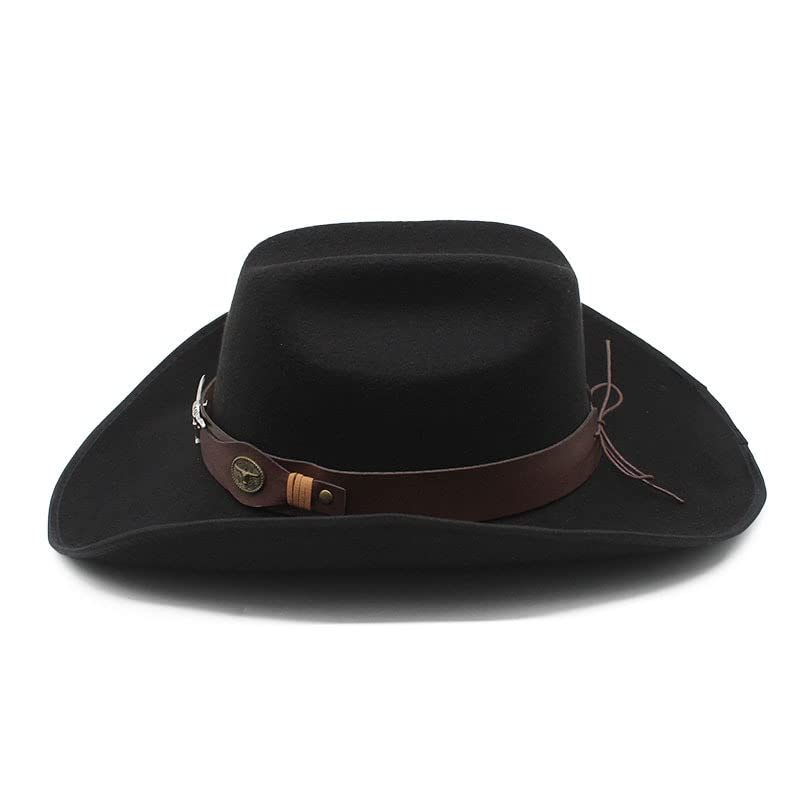 Suède Hoge Hoed 9.5Cm Brede Rand Fedora Hoed Mannen Vrouwen Herfst