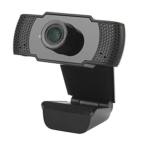 HD 1080P: questa fotocamera per computer USB ha una risoluzione di 1920 × 1080, un chip di elaborazione delle immagini da 2 MP integrato + sensore da 2,0 MP, supporta più algoritmi di elaborazione ISP, f = 3,6 mm e sensibilità video ad alta definizione
