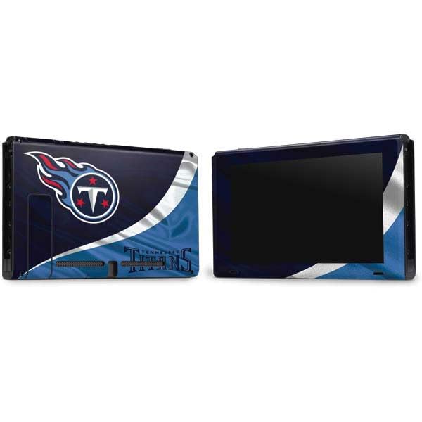 Skinit Decal Gaming Skin Compatible with Nintendo Switch Bundle - Officially Licensed NFL Tennessee Titans Design