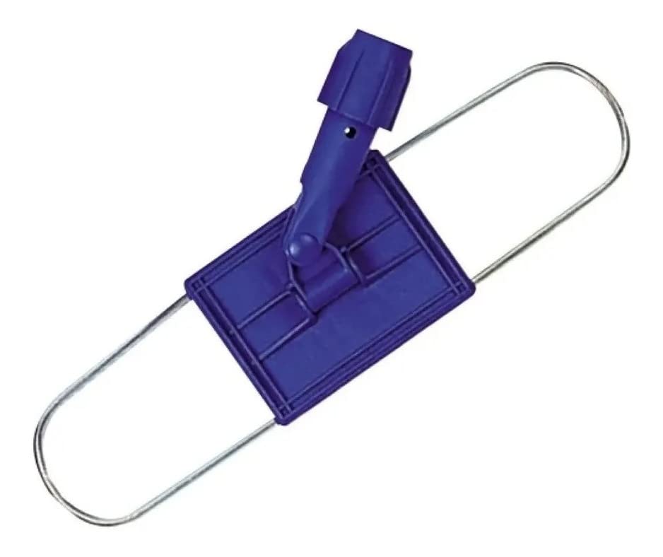 Mop Pó Euro completo 60 cm Armação cabo retrátil e refil Bralimpia - Imagem 3