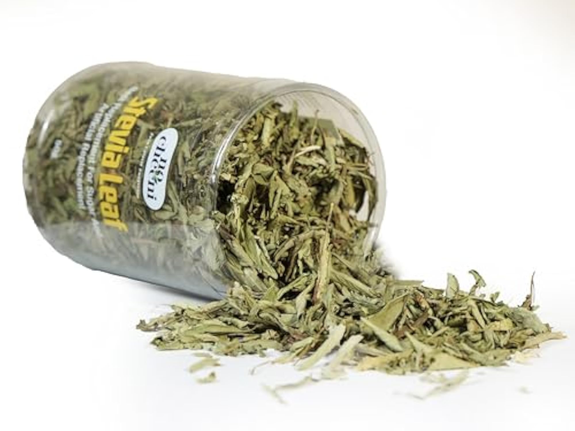 Stevia Leaves and Liquid Drops, Natural Sugar Substitute