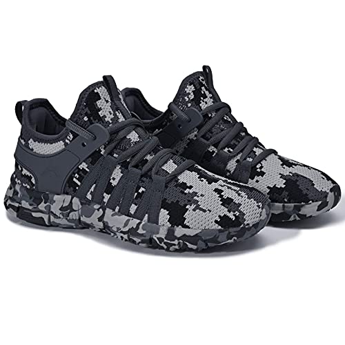 Image of INZCOU Running Shoes Lightweight Tennis Shoes Non Slip Gym Workout Shoes Breathable Mesh Walking Sneakers