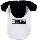 BoomBone Security Dog Hoodie Doggie Sweaters for Small Dogs Pet Sweatshirt with Hood S