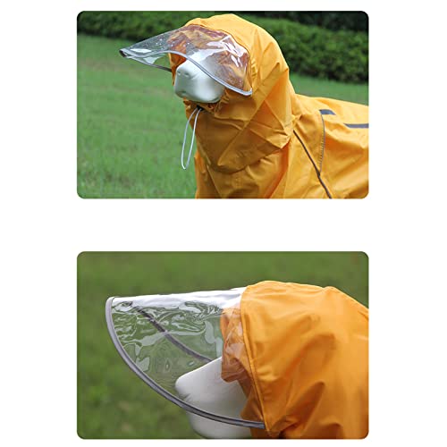 Imperméable chien avec capuche transparente pour petits et grands compagnons - 3