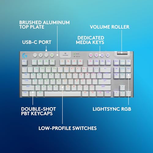 Logitech G915 X Lightspeed TKL Wireless Gaming Keyboard (Tactile) - White - image 6