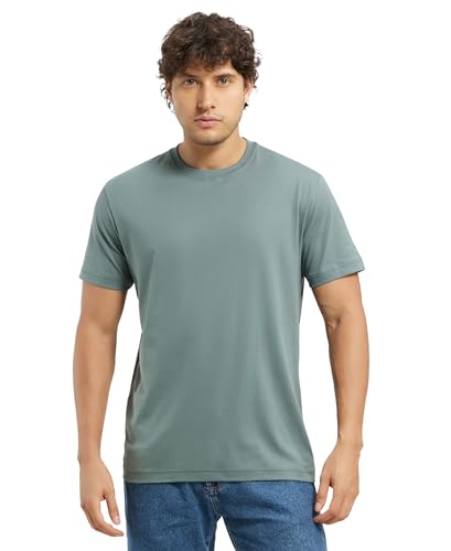 Jockey 2714 Men’s Super‑Combed Cotton Rich Solid Round Neck Half Sleeve T‑Shirt – 61% OFF Deal