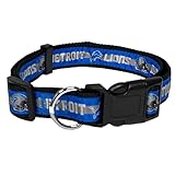 NFL PET Collar Detroit Lions Dog Collar, Small Football Team Collar for Dogs & Cats. A Shiny & Colorful Cat Collar & Dog Collar Licensed by The NFL