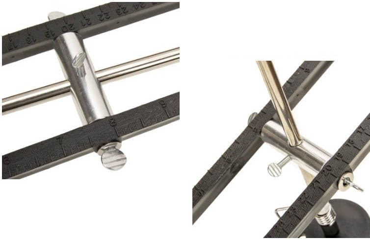 Pack of 1 Foldable Ice Fishing Tip-Up with Orange Flag Indicator - Portable ABS Rod for Winter Fishing - Easy Setup & Stable on Ice