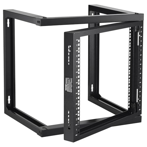 VEVOR 9U Server Rack, Wall Mount Network Rack for 19 Inch IT & AV ...
