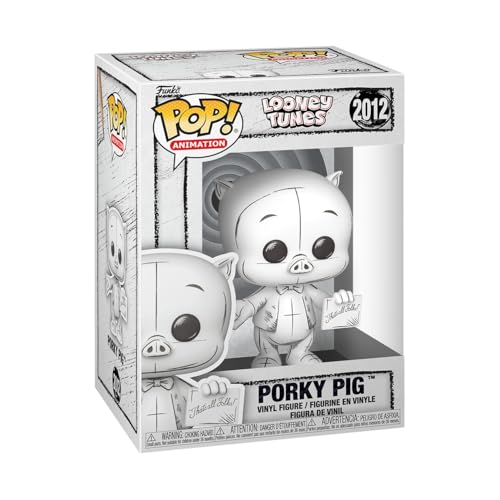 Funko Pop! Animation: Looney Tunes - Porky Pig​ - Figura de Vinilo Coleccionable - Idea de Regalo - Mercancía Oficial - Juguetes para niños y Adultos - Figura Modelo para coleccionistas y exhibición