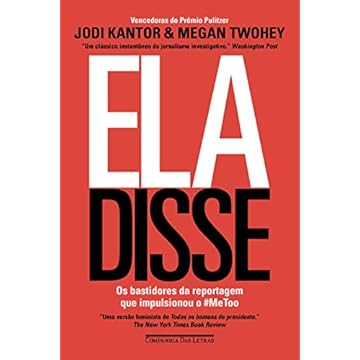 Capa do livro Ela disse: Os bastidores da reportagem que impulsionou o #MeToo