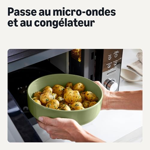 Set 3 saladiers grès émaillé empilables - Amazon – Image 4