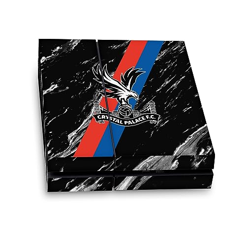 Autocollant vinyle Crystal Palace FC pour console Sony PS4 motif marbre noir