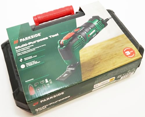 Outil multifonction Parkside PMFW 310 H5 électrique 230 V avec ses 5 embouts interchangeables