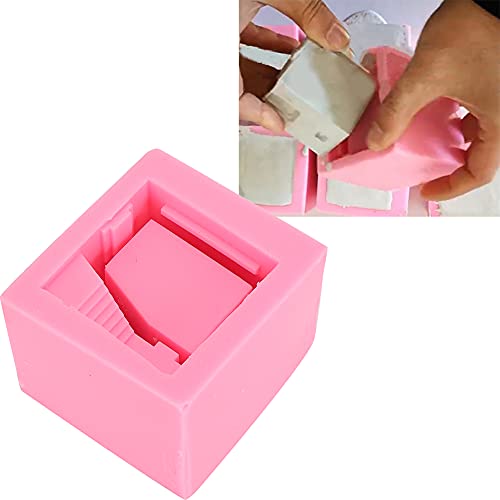 Candy Mold Zeep Siliconen Mal 3D Huis Villa Vorm Bloem-Pot-patroon voor Cake/Handgemaakte Zeep Vloeistof - Image 7