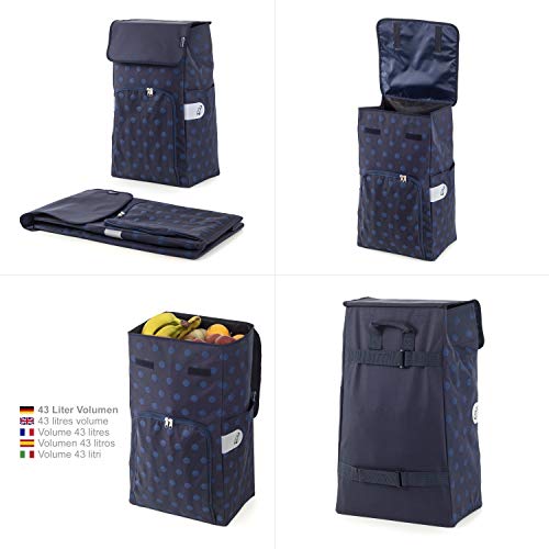 Andersen Shopper Scala Treppensteiger und 43 Liter Tasche Lizzy blau – Bild 3