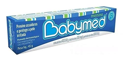 KIT C/ 10 - Babymed Pom p/Prev de Assaduras - Menino - 45g