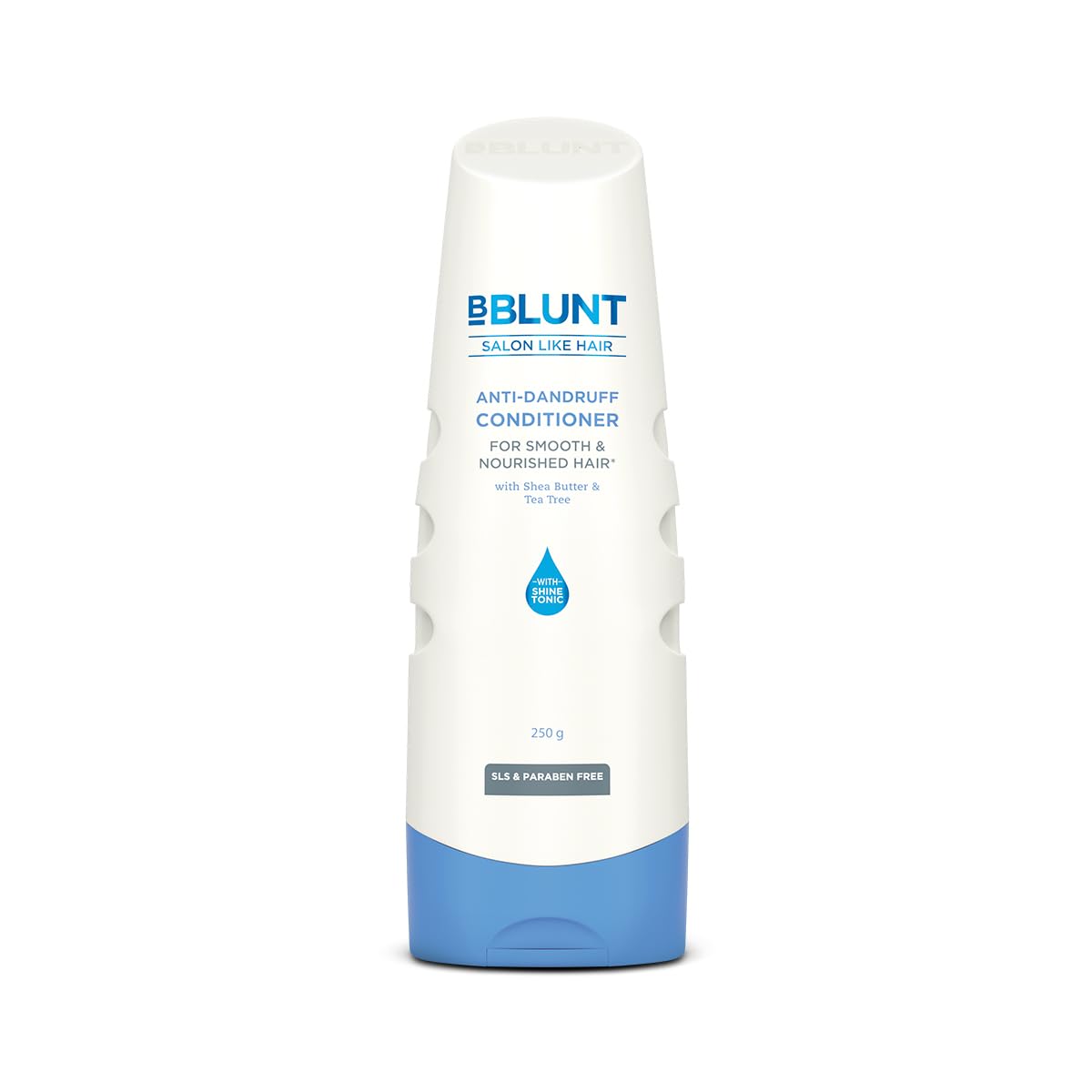 BBLUNT Anti-Dandruff Conditioner for All Hair Types With Shea Butter & Tea Tree For Dandruff Control - 250 Grams