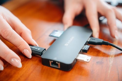 Verbatim USB C Pro Multiport Hub 9 Port CMH 09 - vue 10