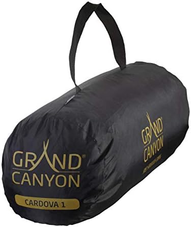 Grand Canyon CARDOVA 1 Tunnel Tent for 1-2 People Ultra Light Waterproof Small Pack Size Tent for Trekking, Camping, Outdoor