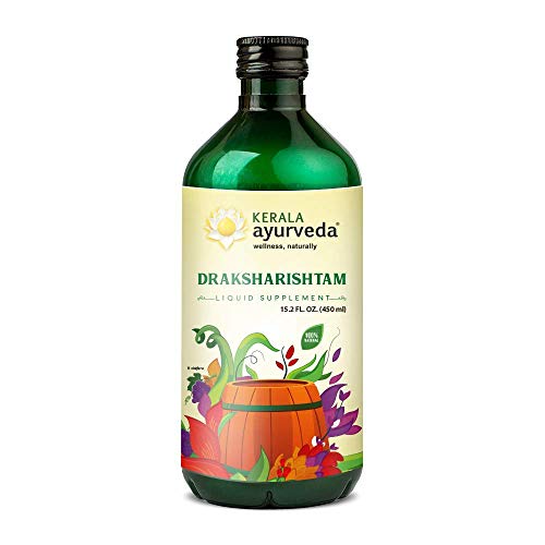 Kerala Ayurveda Draksharishtam - Herbal Wine Γ’β¬β Herbal Blood Cleanser, Pacifies Pitta, Supports Healthy Lung Function, 15.2 Fl Oz Kerala Ayurveda Draksharishtam - Herbal Wine Γ’β¬β Herbal Blood Cleanser, Pacifies Pitta, Supports Healthy Lung Function, 15.2 Fl Oz