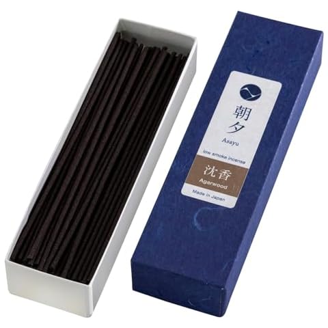 Asayu Japan Natural Low Smoke Agarwood Incense Cover