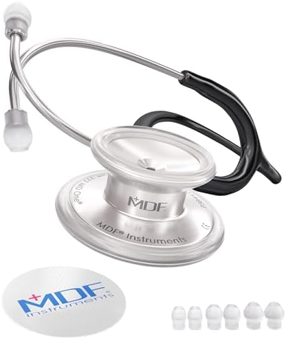 MDF Instruments MD One Stainless Steel Stethoscope Black