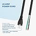 6ft 12 Gauge 3 Prong Replacement Power Supply Cable Cord - Heavy Duty Power Cord for Power Tools, Grinder and Dishwashers, Male-to-Male Appliance Electrical Cord, 110V 115V 120V Pigtail