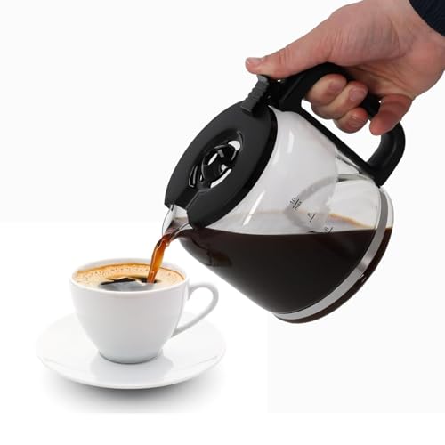 Westinghouse Retro-Kaffeemaschine, Filterkaffee, wiederverwendbarer Filter, 1,25 L, 10 Tassen, 1000 W, rot – Bild 6