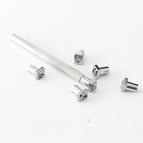 36Pcs Metal Letter and Number Stamps Punch Set for Leather Craft Stamps Tools Art Steel Punch Metal Leather Punching Tools A-Z Alphabet Letters 0-9 Numbers Stamp Tool (6mm) - Thumbnail 5