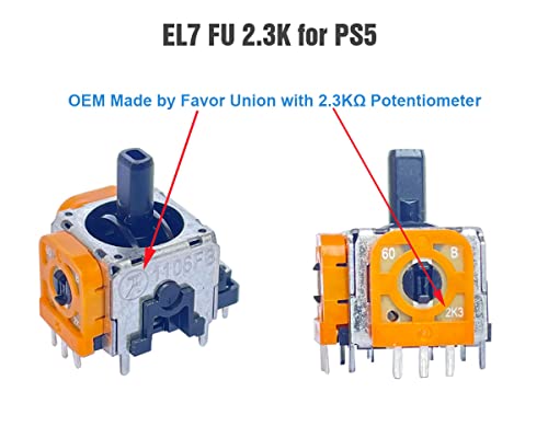 Image of ElecGear Replacement Joystick and Drift Fix PCB for Controllers, Analog Stick Controller Sensor Thumbsticks for PS5, PS4, Xbox, Xbox Elite, Switch Pro and more by ALPS and FU, Models from EL1 to EL7