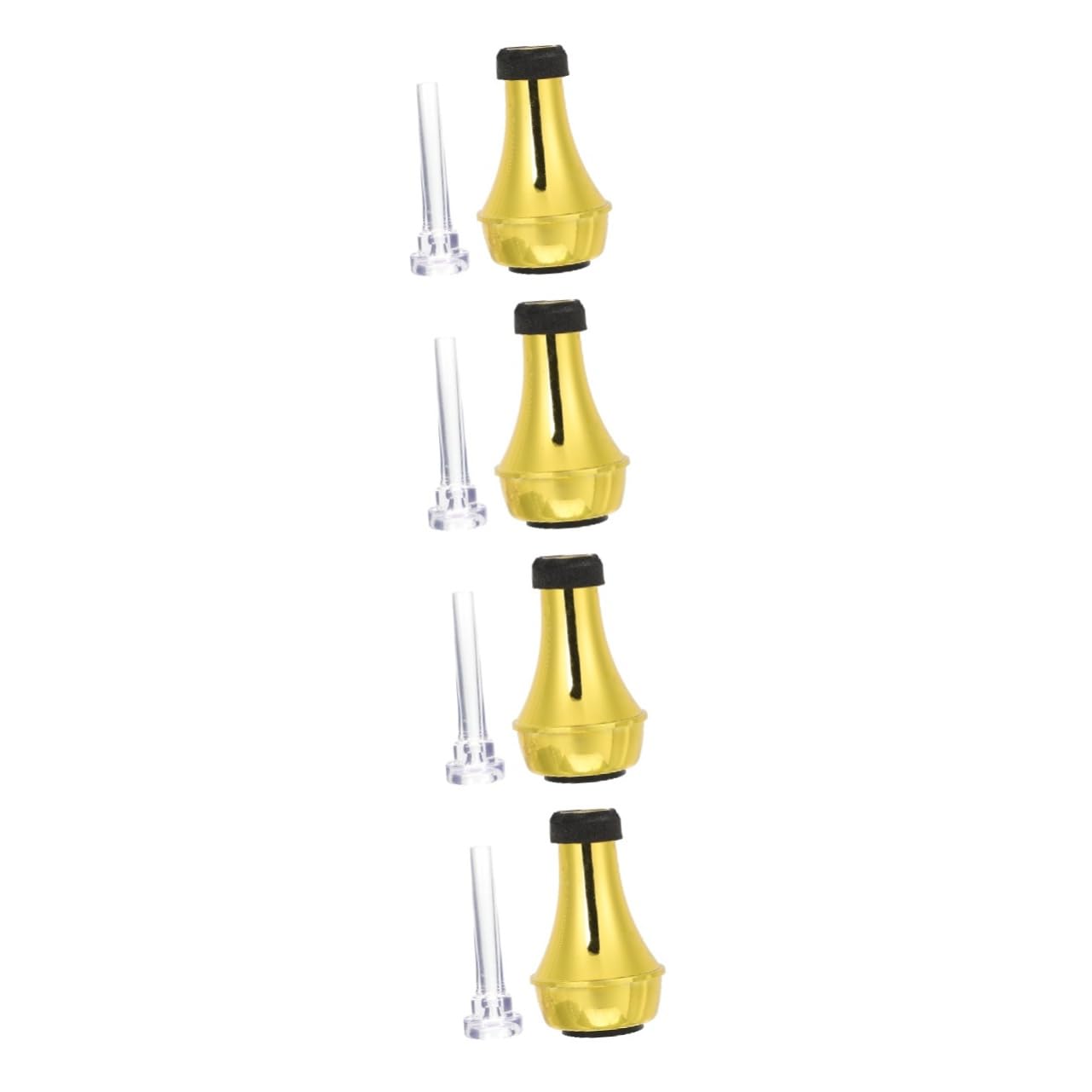 ifundom 4sets Sordina Per Tromba Leggera Con Accessori Mute Professionale Per Pratica e Performance Musicale Facile Da Installare e Portatile Include Tromba Con Superficie Liscia e Sicura