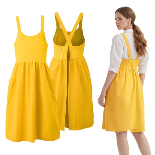 La Mejor Lista de Hornos de jardín los 5 más buscados. 41 Delantales de mujer con tirantes cruzados Babero Color Liso Delantal cocina algodón Delantales Hornear vintage con 2 bolsillos Elantales Cocina para Chef Jardinería Floristería...