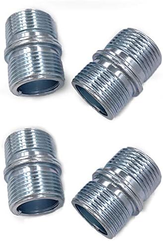 HOWDIA4 Pack 1"/25.4mm Diameter Connectors for Coarse Thread 0.047"/1.2mm Thick Wire Shelve Shelving Unit Replacement Storage Shelves Part Metal Rack - Updated Version