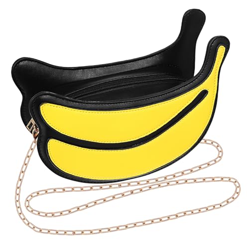Paquet banane mignon original en PU OUNONA avec chaîne réglable pour femme