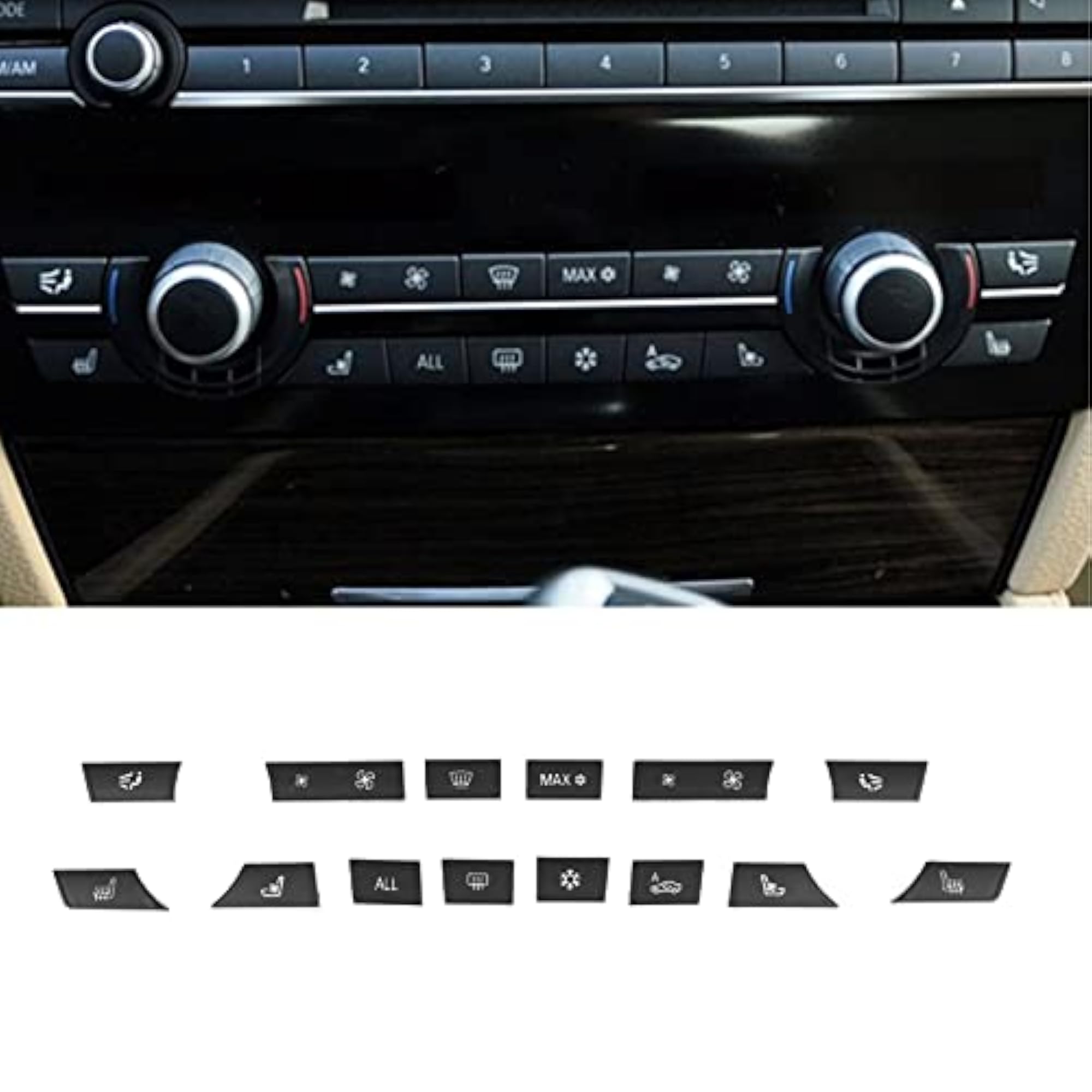 Durable A/C Heater Switch Cap for Automobiles