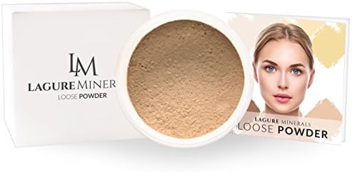 Lagure 6-Color Setting Powder - Best Loose Powder Foundation with Premium Face Powder - Step-by-Step Setting Powder Guide Included