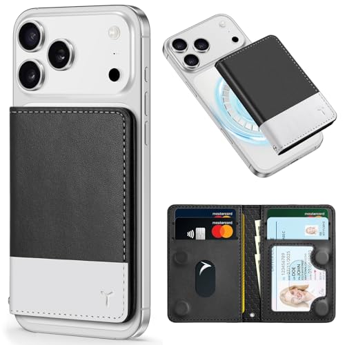 Porte-cartes magnétique MagSafe et portefeuille anti-RFID pour iPhone 14 Pro